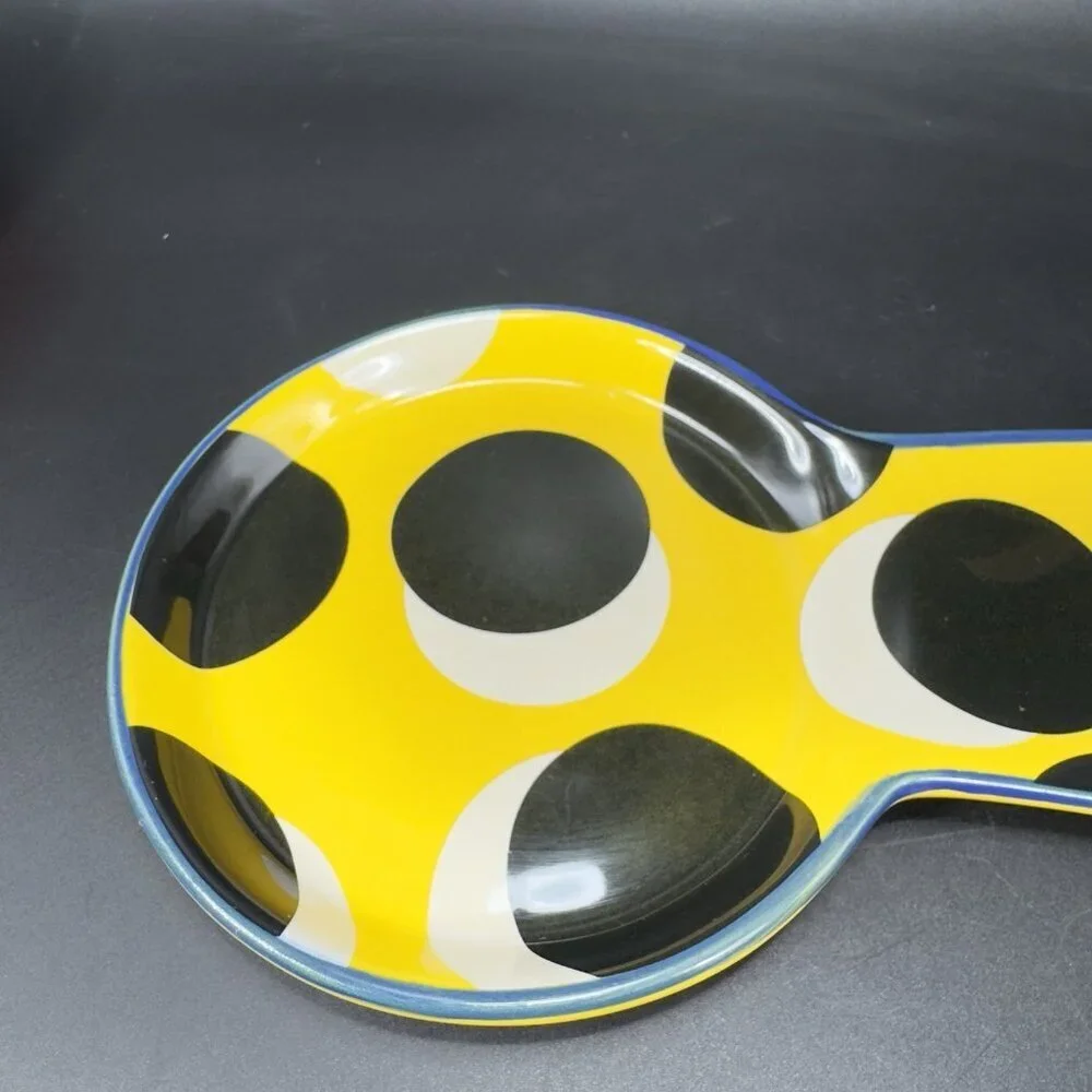 Tabitha Brown Target Stoneware Spoon Rest Ceramic Spoon Holder Spoon Shape Decor